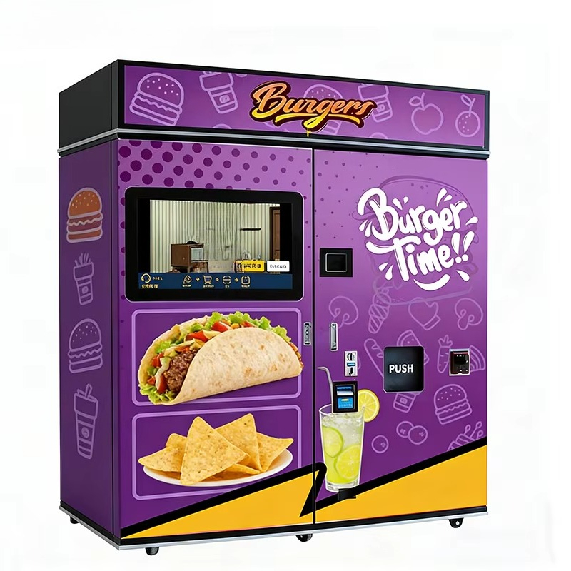 Microwave Oven - 전자레인지가 내장된 맞춤형 패스트푸드 자동판매기, SDK