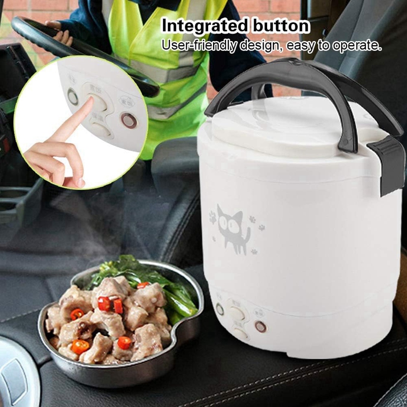 미니 밥솥 자동차 휴대용 여행 밥솥 붙지 않는 다기능  - Rice Cooker 리뷰 및 가격